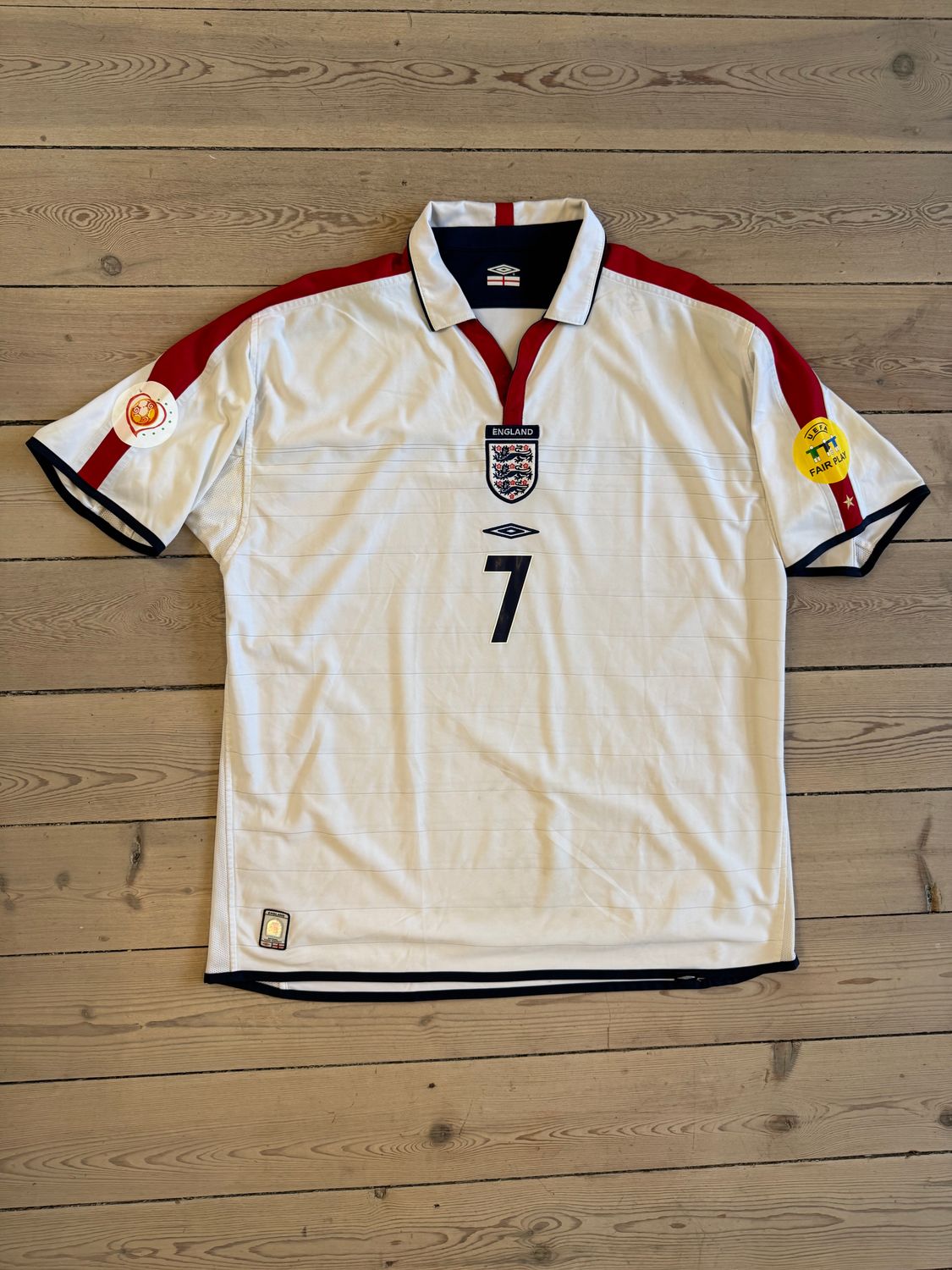 David Beckham - England hjemmebane 2004/05 - XXL