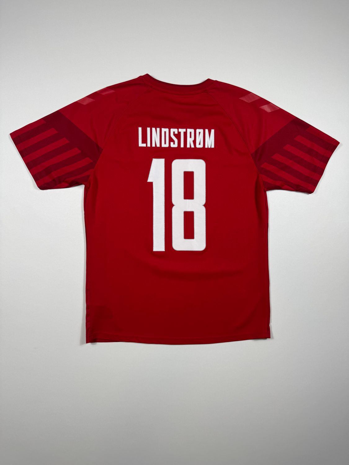 ​Jesper Lindstrøm - Danmark hjemmebanetrøje VM 2022 - Large