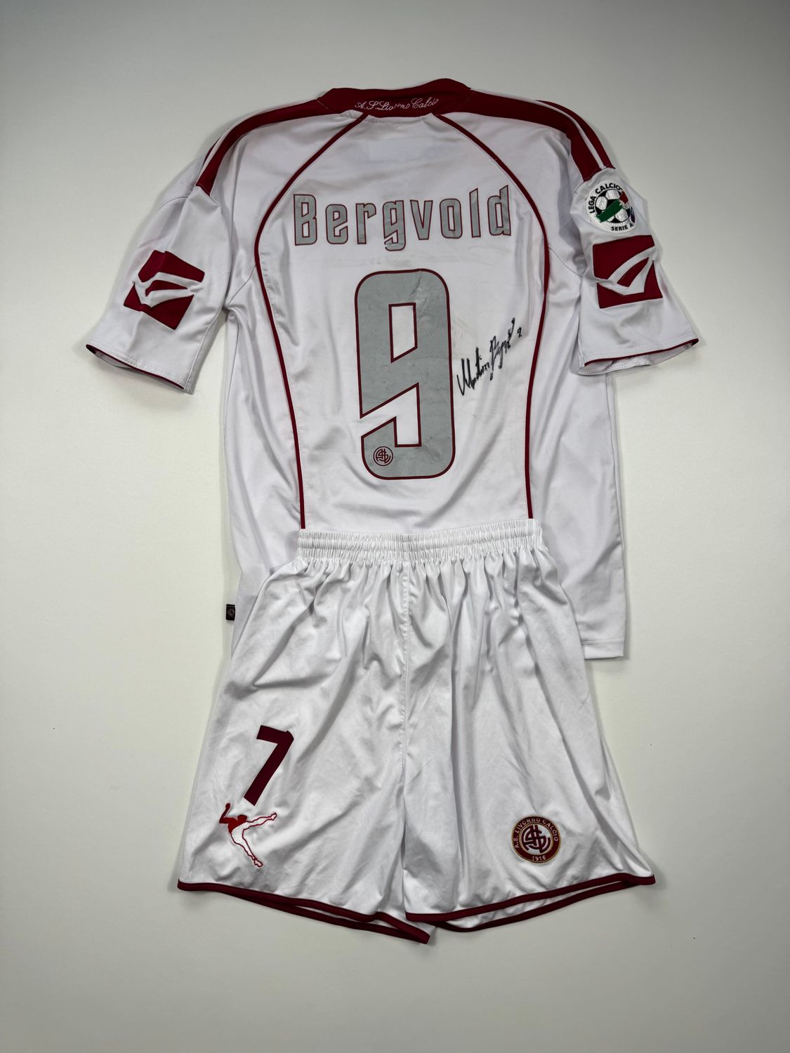 ​Martin Bergvold - A.S. Livorno Calcio udebane 2007/08 - Large - Matchworn
