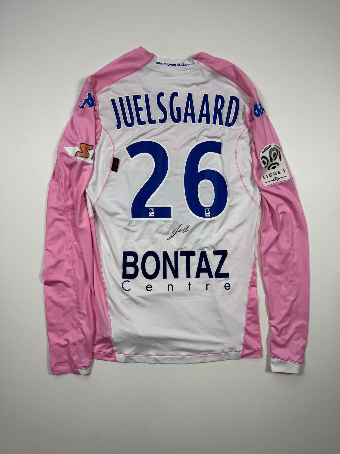 ​Jesper Lindorff Juelsgaard  - Thonon Évian Savoie F.C. hjemmebane 2014/15 - Large - Matchworn