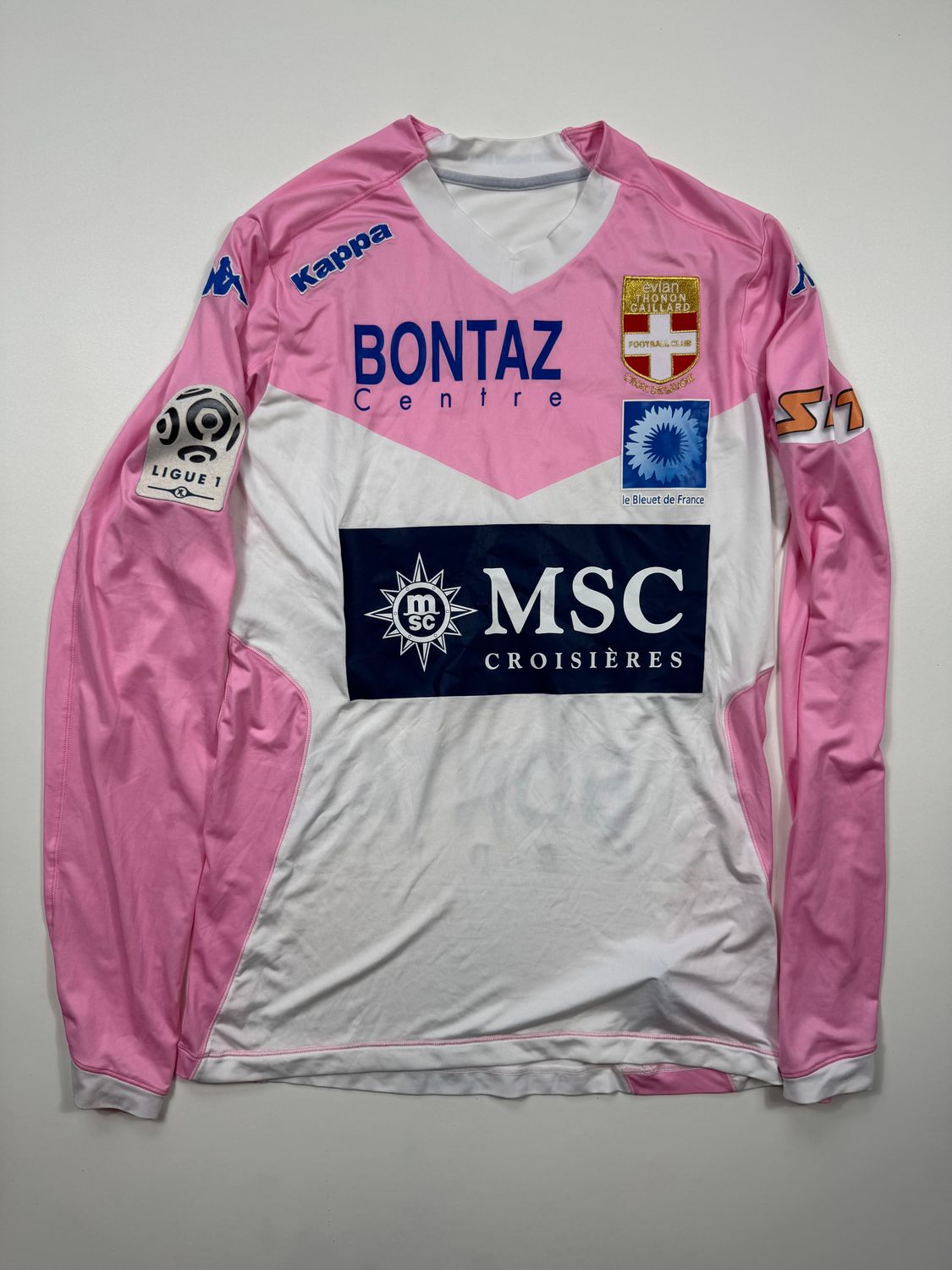 ​Jesper Lindorff Juelsgaard  - Thonon Évian Savoie F.C. hjemmebane 2014/15 - Large - Matchworn
