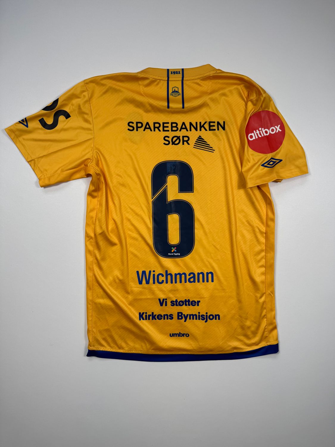 ​Mathias Wichmann Andersen - FK Jerv Hjemmebane 2022 - Medium - Matchworn