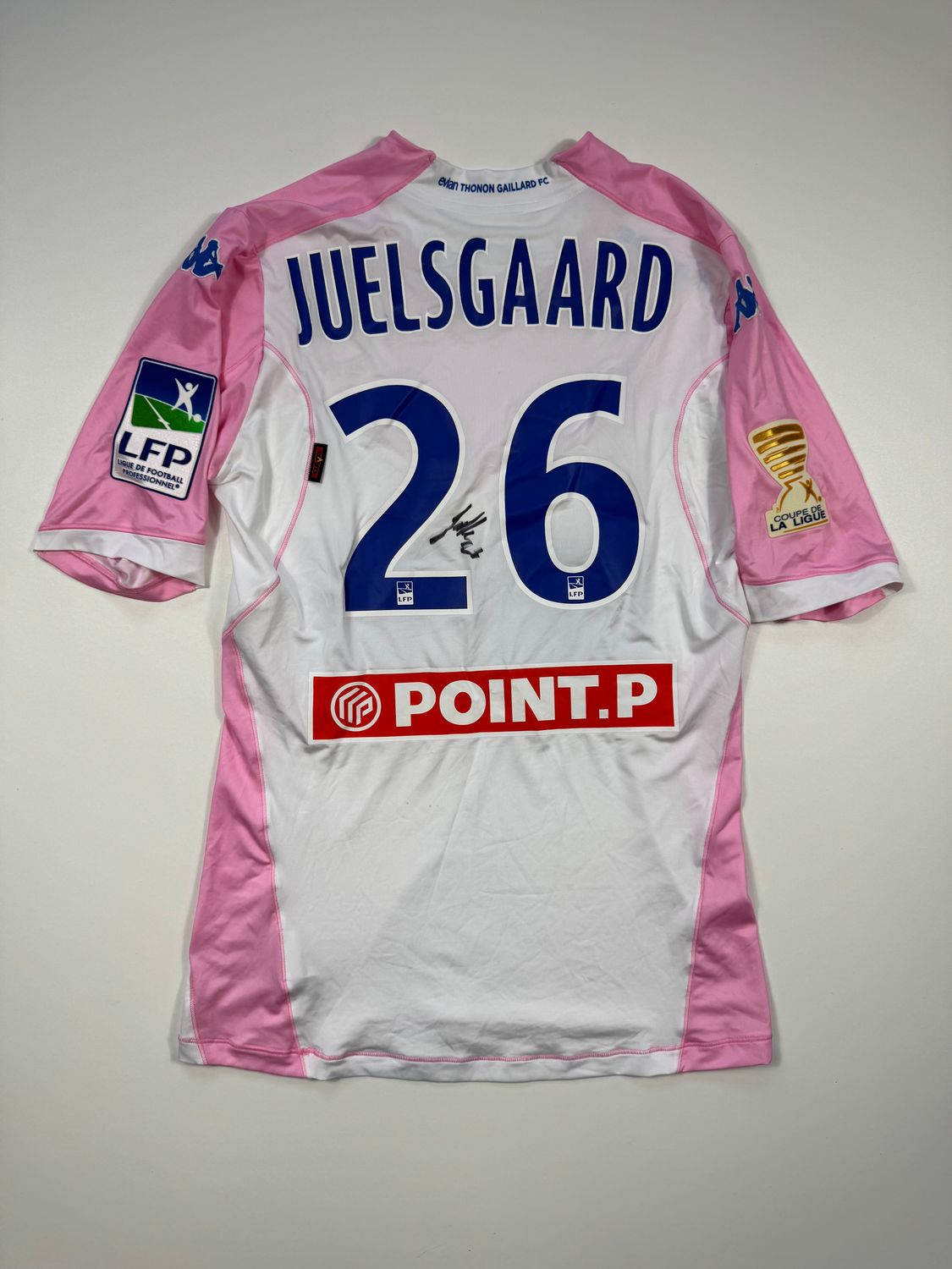 ​Jesper Lindorff Juelsgaard - Thonon Évian Savoie F.C. hjemmebane 2014/15 - Large - Matchworn