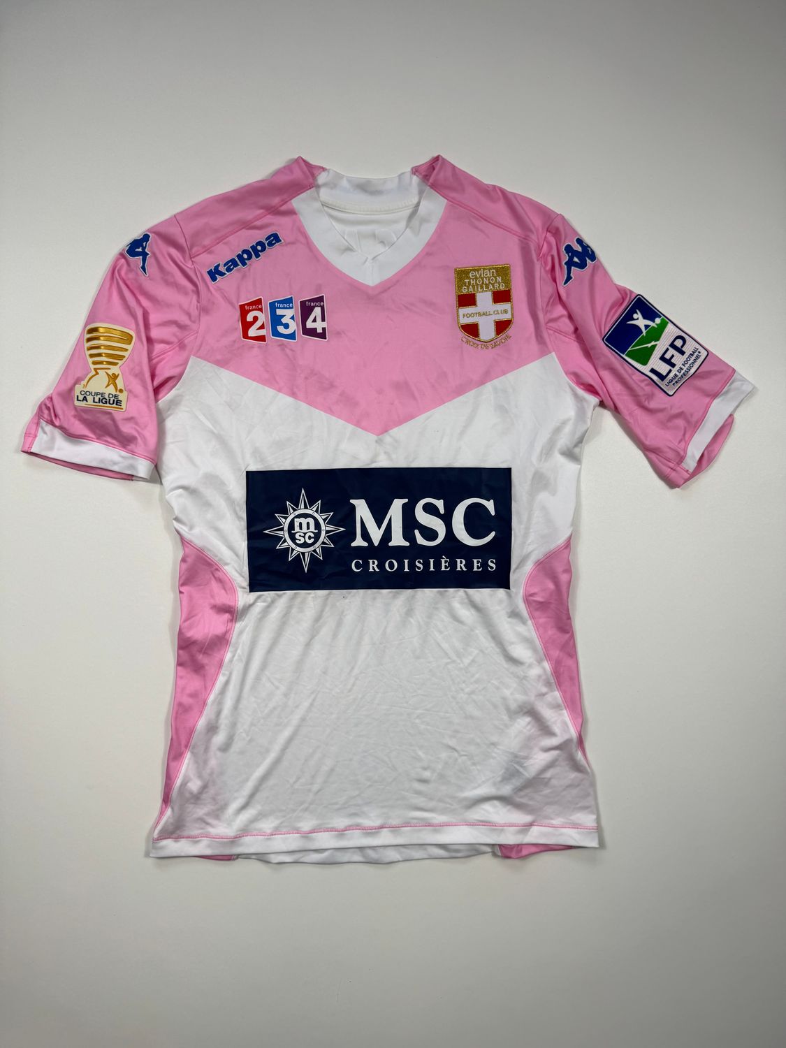 ​Jesper Lindorff Juelsgaard - Thonon Évian Savoie F.C. hjemmebane 2014/15 - Large - Matchworn