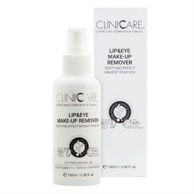 CLINICCARE Lip & Eye Make-Up Remover 100ml CLINICCARE Lip & Eye Make-Up Remover 100ml