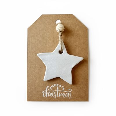 Clay Star Ornament