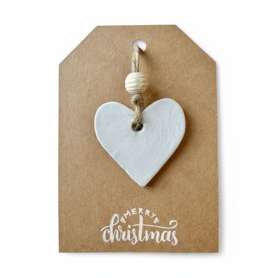 Clay Heart Ornament