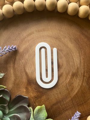 Jumbo Paper Clip Acrylic Blanks