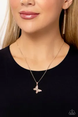 Midair Magic - Rose Gold Necklace