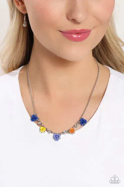 Strike a Rose - Multi Necklace