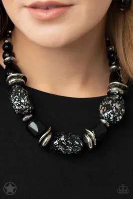 In Good Glazes - Black Buster Necklace