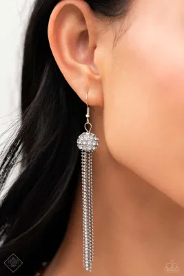 Polished Paramount - White Earring