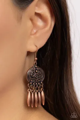 Future, PASTURE, and Present Copper Earring