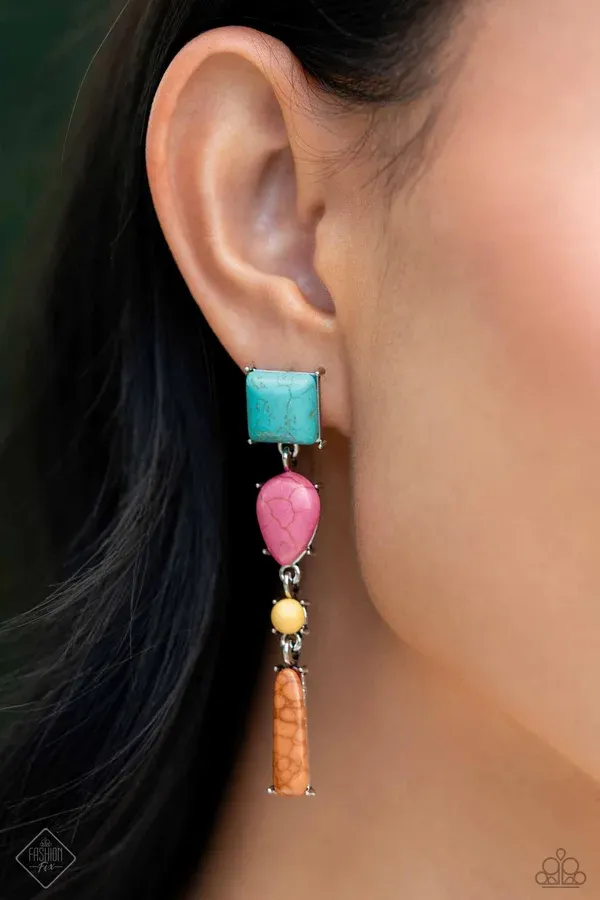 Saharan Sabbatical - Blue Earring