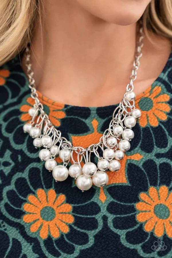 ​Powerhouse Pose - White Necklace