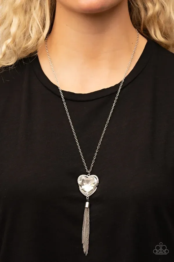 Finding My Forever - White Necklace.