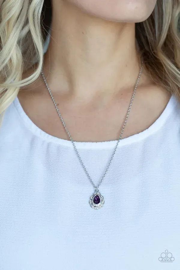 Vintage Validation - Purple Necklace