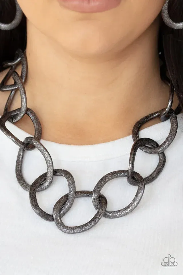 Industrial Intimidation - Black Necklace