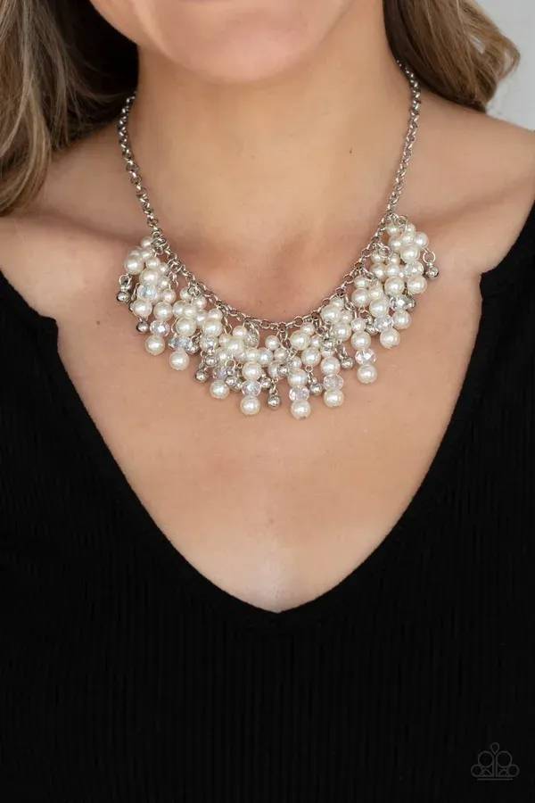 Champagne Dreams - White Necklace