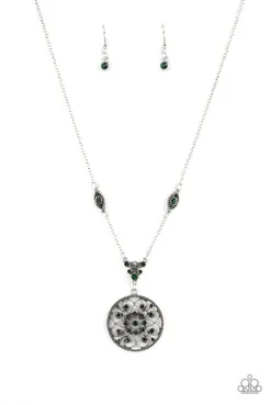 Timeless Traveler - Green Necklace
