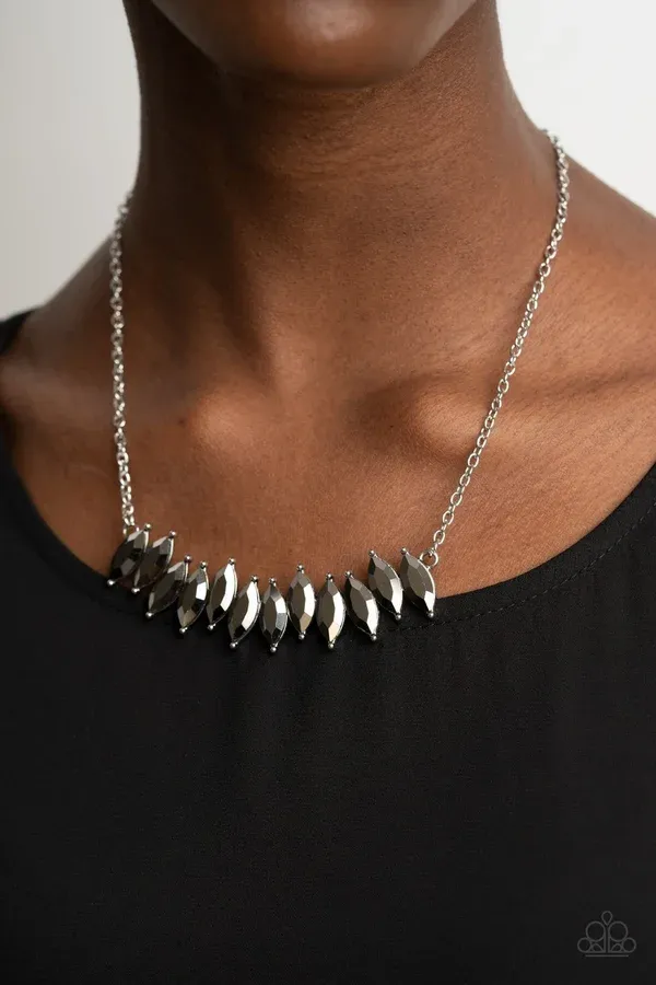 ​Icy Intensity - Silver Necklace
