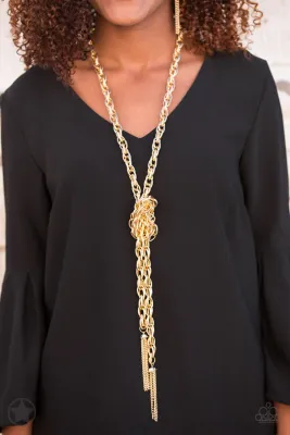 ScarFed for Attention - Gold Necklace