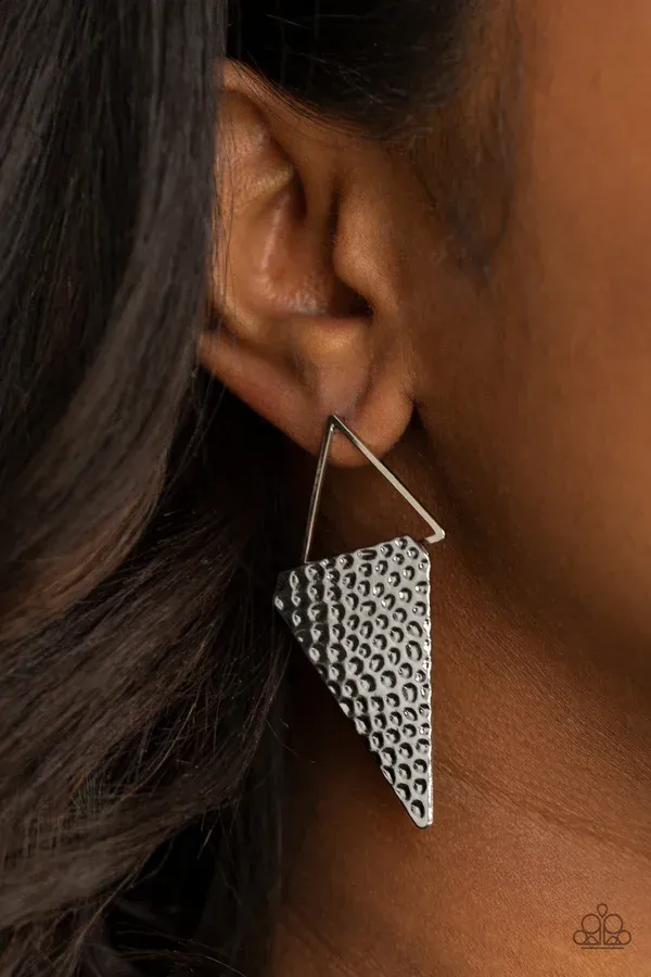 Have A Bite - Silver Earring.