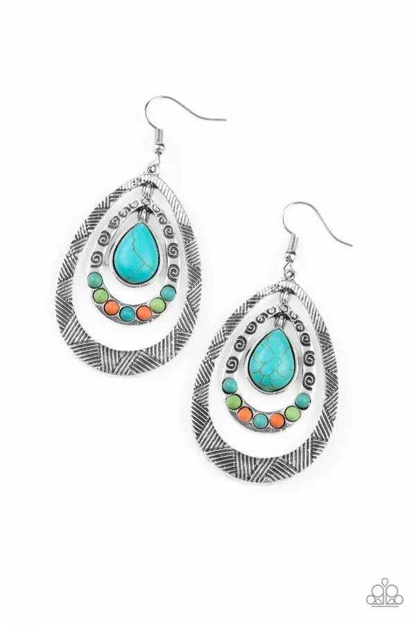 Terra Teardrops - Multi Earring
