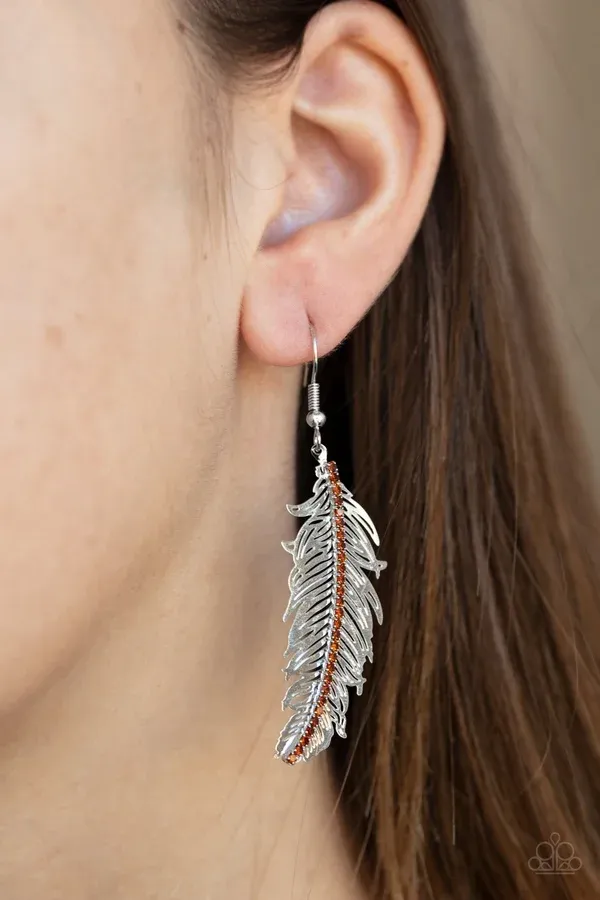 Fearless Flock - Brown Earring