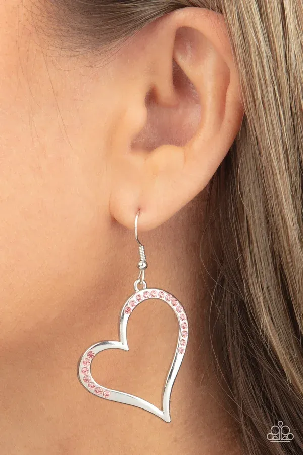 Tenderhearted Twinkle - Pink Earring