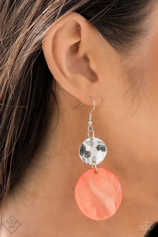 Opulently Oasis - Orange Earring