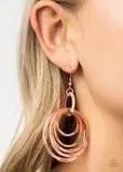 ​Ringing Radiance - Copper Earrings.