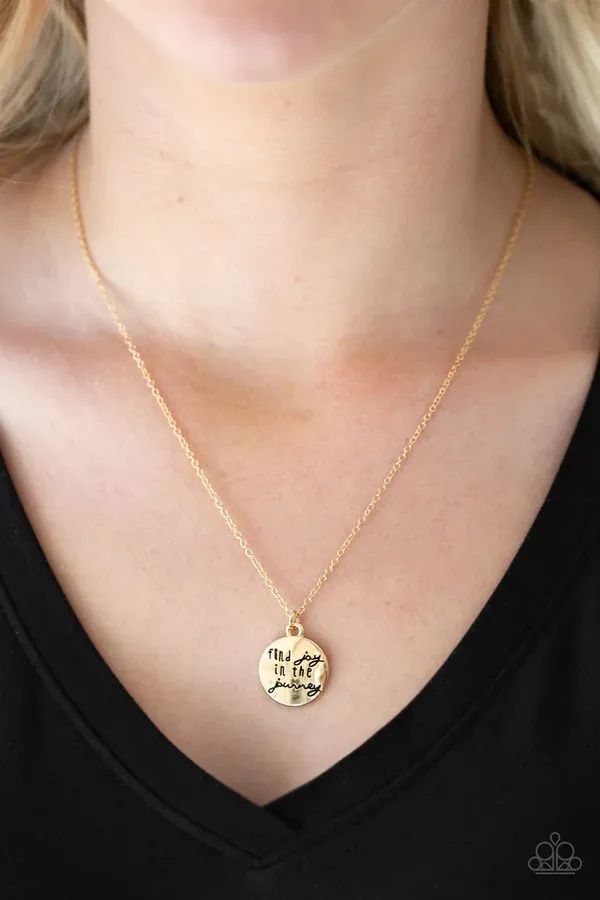 Find Joy - Gold Necklace