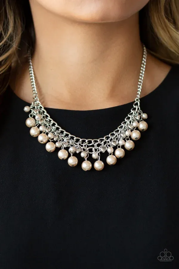 Duchess Dior - Brown Necklace