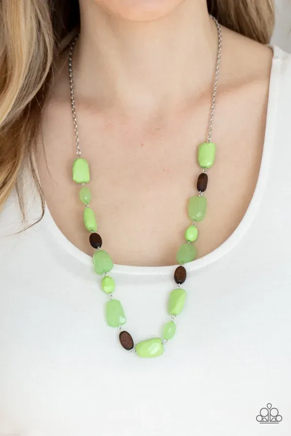 Meadow Escape - Green Necklace0471