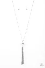 Socialite of the Season -Silver Necklace