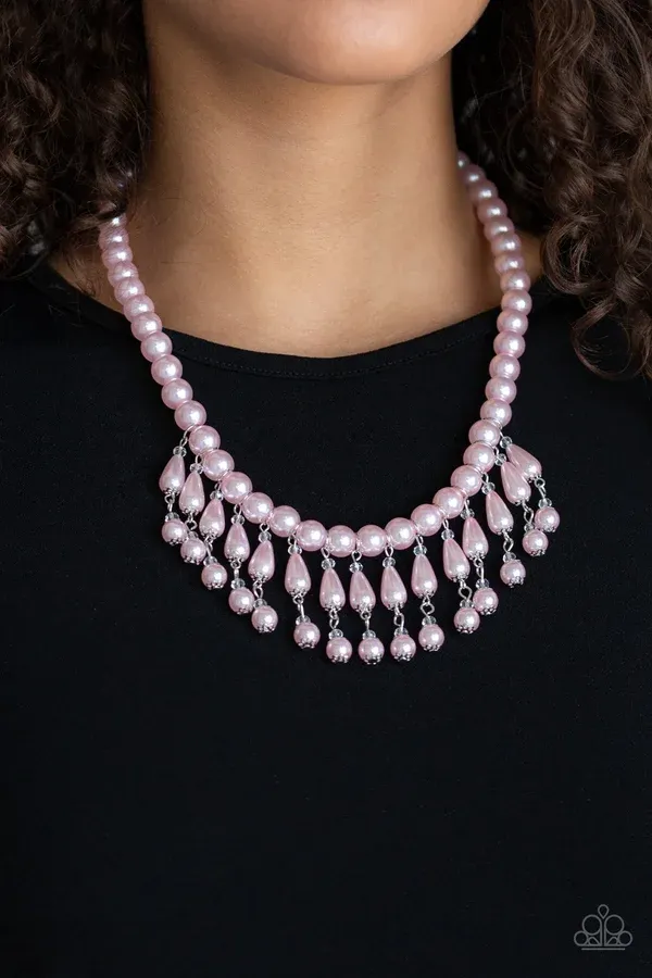 Miss Majestic - Pink Necklace