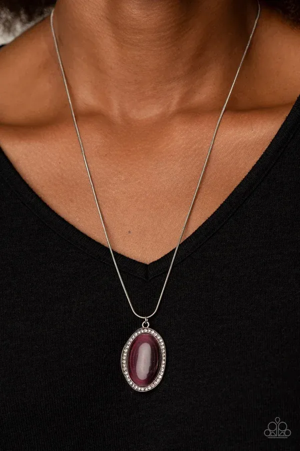 GLISTEN To This - Purple Necklace.