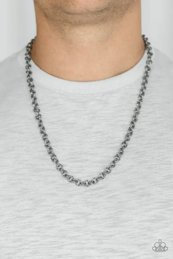 Courtside Couture - Black Necklace (Male)