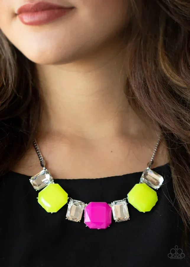 Royal Crest - Yellow Necklace