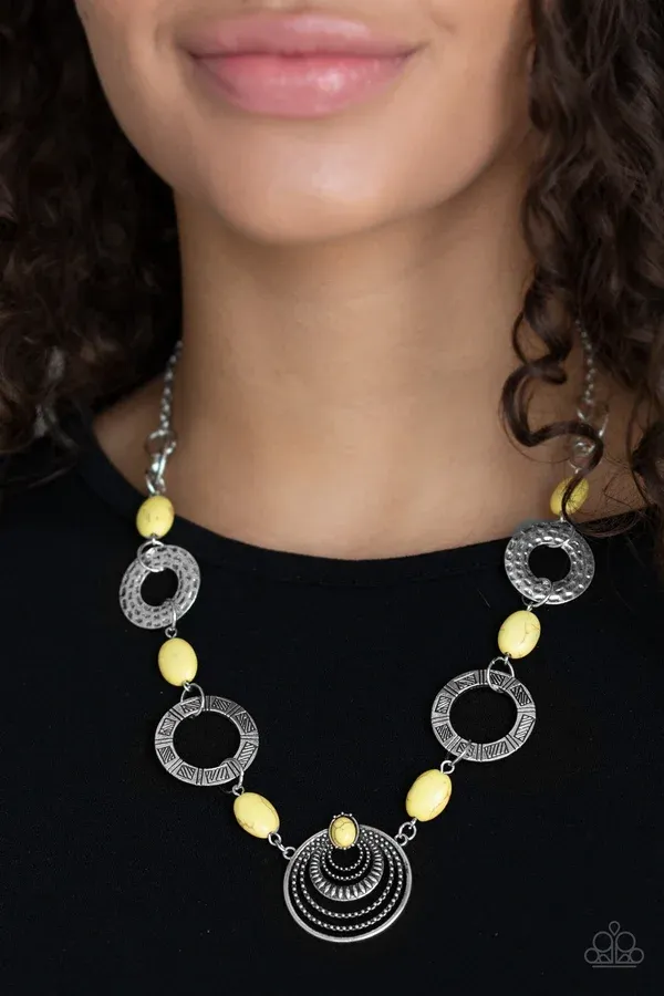 Zen Trend - Yellow Necklace