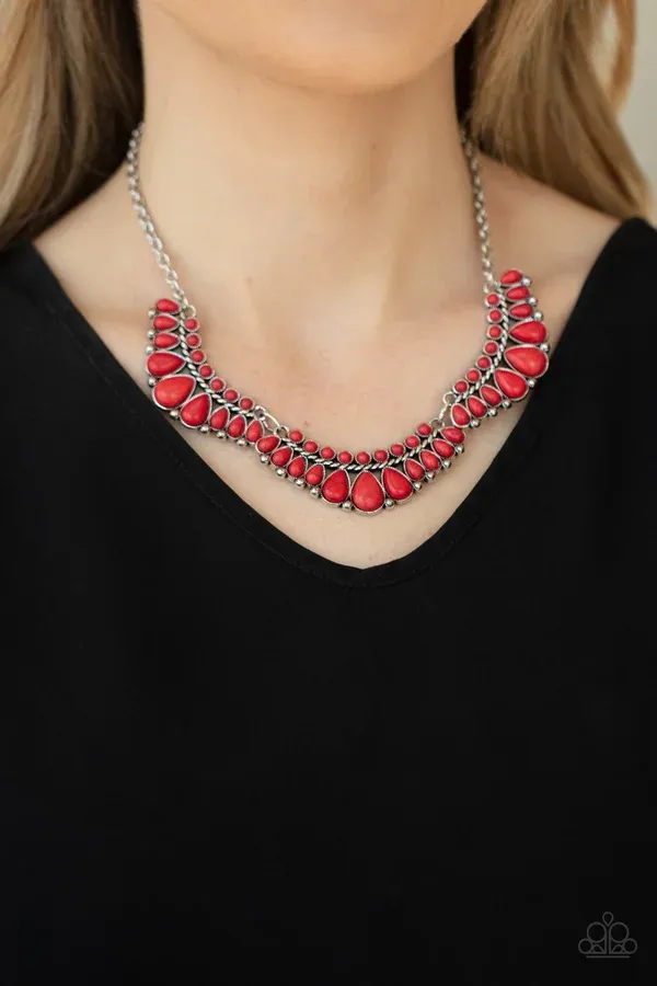Naturally Native - Red Necklace