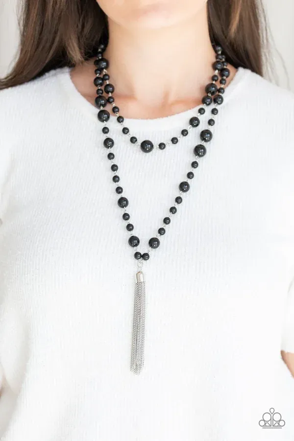 Social Hour - Black Necklace