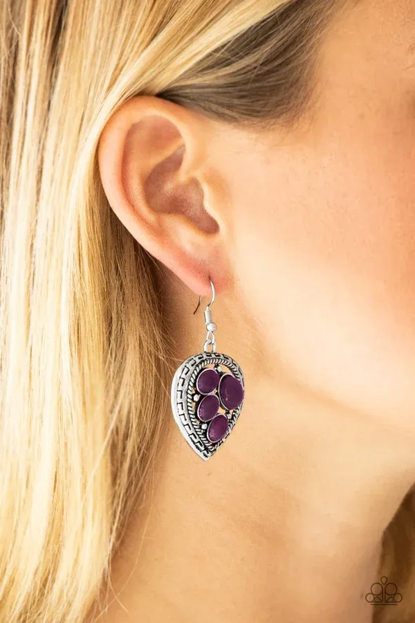 Wild Heart Wonder - Purple Earring
