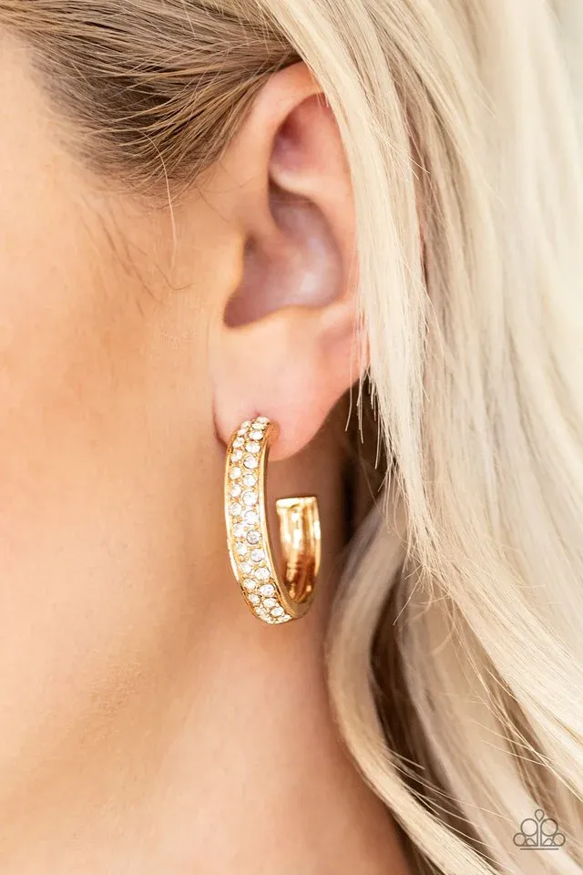 Cash Flow - Gold Hoop Earring
