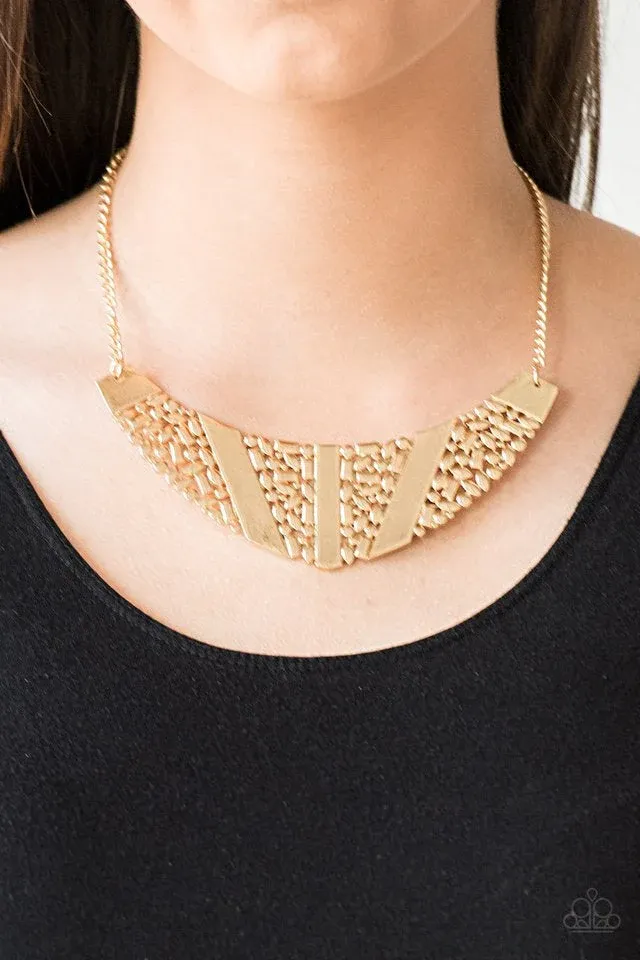 Terra Trailbreaker - Gold  Necklace