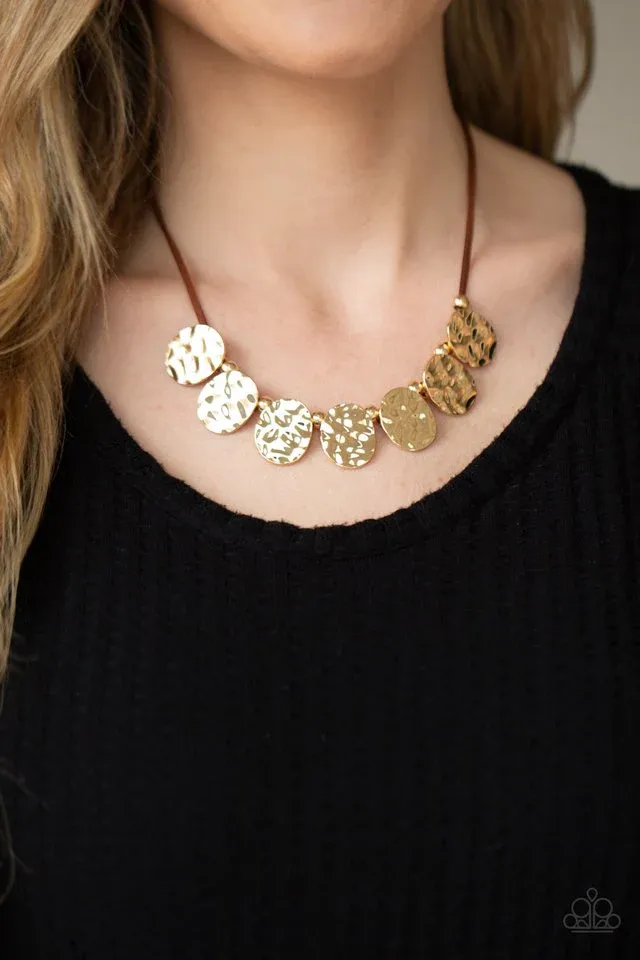 Turn Me Loose - Brown Necklace