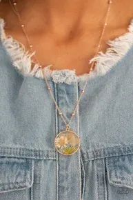 Floral Embrace - Rose Gold Necklace