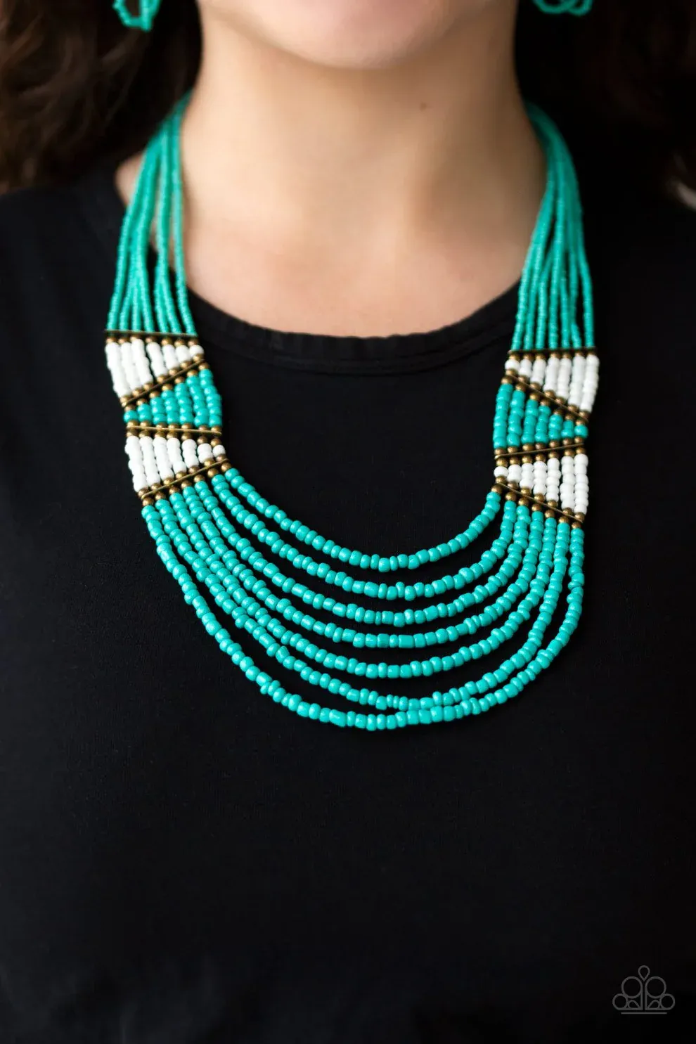 Kickin It Outback - Blue Necklace
