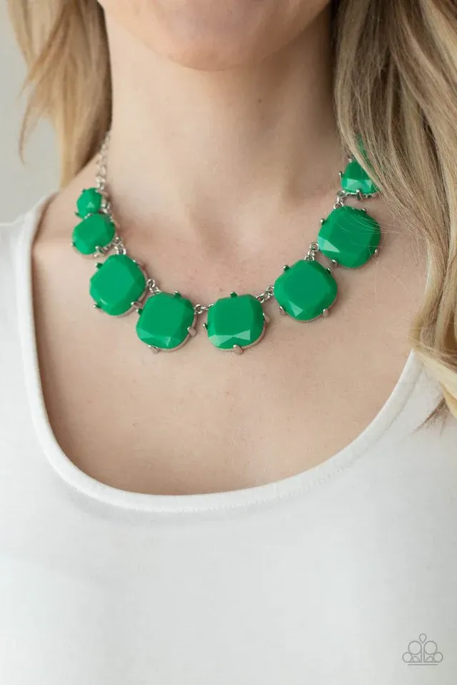 Prismatic Prima Donna -Green Necklace